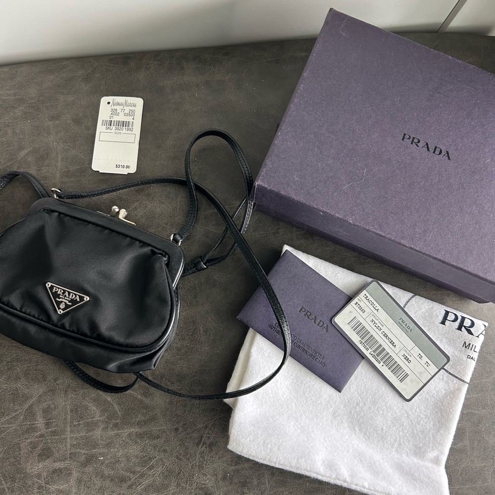 Prada Elegant Black Mini Bag